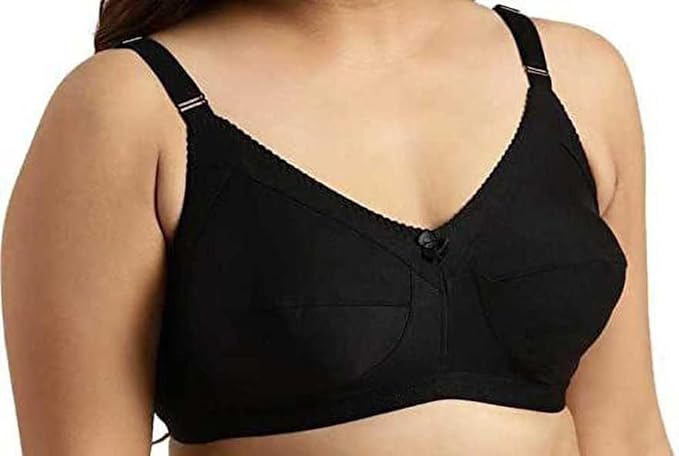 pavvoin by JAAVIKA women full coverage non padded cotton everyday plus size bra