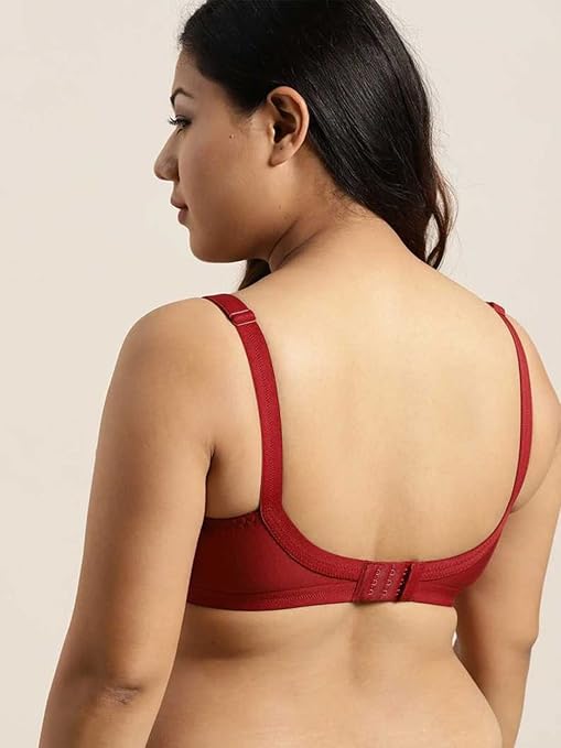 pavvoin by JAAVIKA women full coverage non padded cotton everyday plus size bra