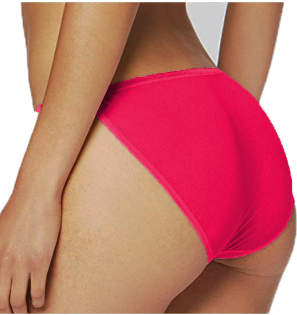 JAAVIKA By Pavvoin cotton stretch fold-over elastic tanga string bikini panty for women